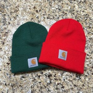 Carhartt beanie set of two.